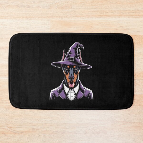 Item preview, Doberman Witch Dog Halloween designed and sold by petrichorsworld.