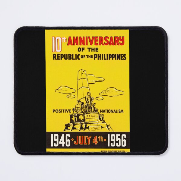 Item preview, Celebrate Philippine Independence | 10th Anniversary Poster | Bold Minimalist Design | Rizal Monument & National Pride designed and sold by artofuniverse.