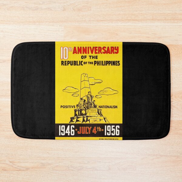 Item preview, Celebrate Philippine Independence | 10th Anniversary Poster | Bold Minimalist Design | Rizal Monument & National Pride designed and sold by artofuniverse.