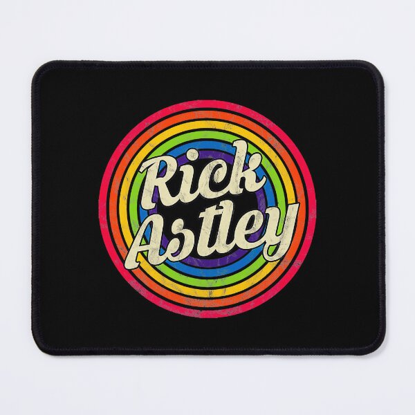 Item preview, Rick Astley Rainbow Retro Typography Logo designed and sold by johzenfra.