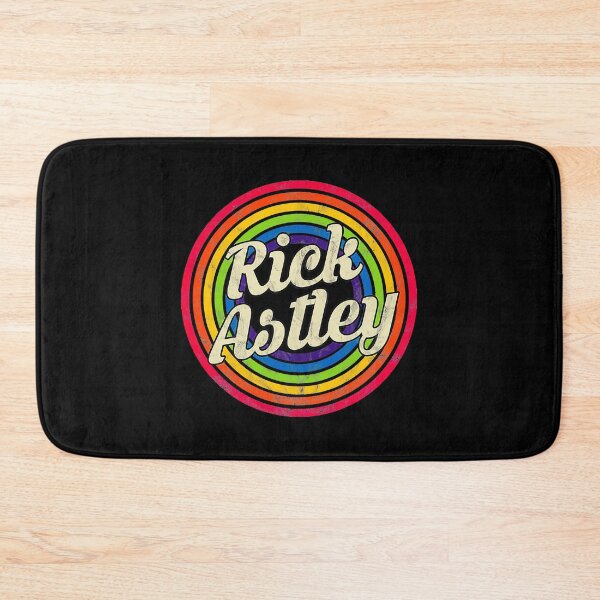 Item preview, Rick Astley Rainbow Retro Typography Logo designed and sold by johzenfra.