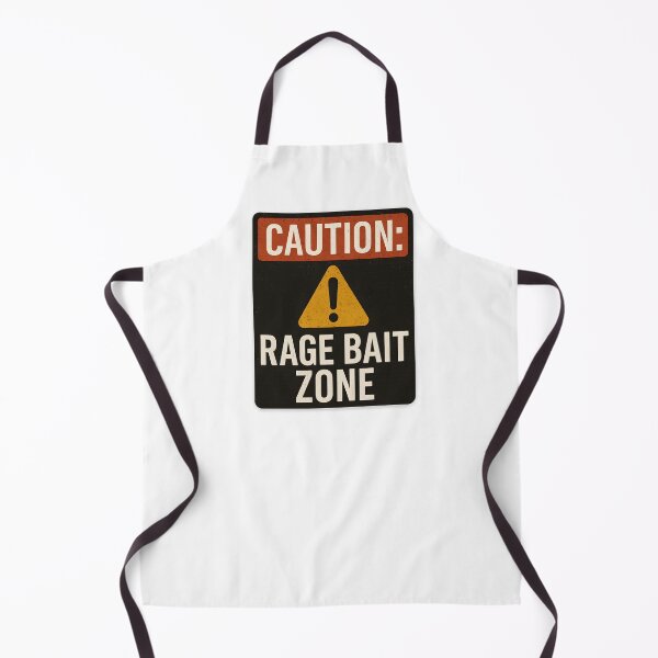 Item preview, Caution Rage Bait Zone, Funny Saying designed and sold by Logiamerch.