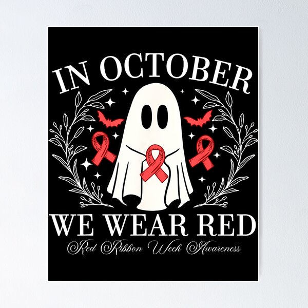 Item preview, 90s Quote Support In October Vintage Wear Red We Month designed and sold by AdelhenLang.
