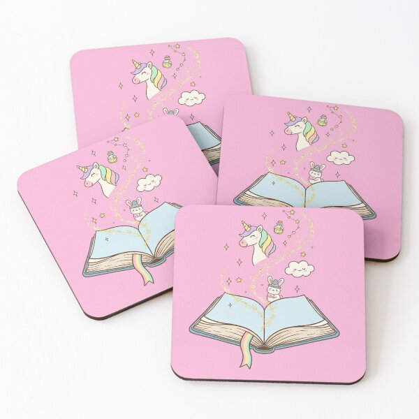 Item preview, Magical Storybook Kawaii Unicorn Bunny Fairy Tale Cute Art designed and sold by anandsiva2703.
