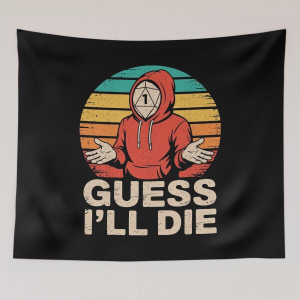 Item preview, Rpg Gamer 1 Guess Ill Die Retro designed and sold by wansilastomi.