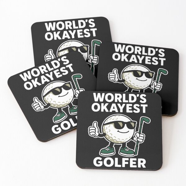 Item preview, World's Okayest Golfer Funny Golf Design designed and sold by LuminOrb.