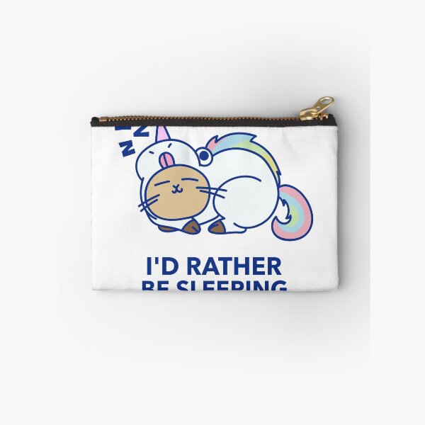 Item preview, I’d Rather Be Sleeping – Cute Cat Unicorn T-Shirt | Funny Lazy Day Kawaii Design designed and sold by GaudaPrime31.