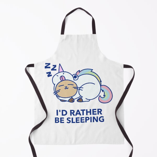 Item preview, I’d Rather Be Sleeping – Cute Cat Unicorn T-Shirt | Funny Lazy Day Kawaii Design designed and sold by GaudaPrime31.