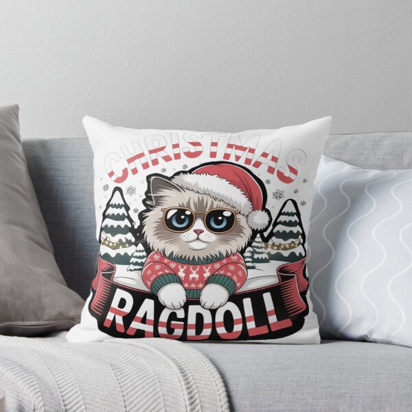 Item preview, Ragdoll Cat Christmas Cozy Holiday  designed and sold by kaka8888.
