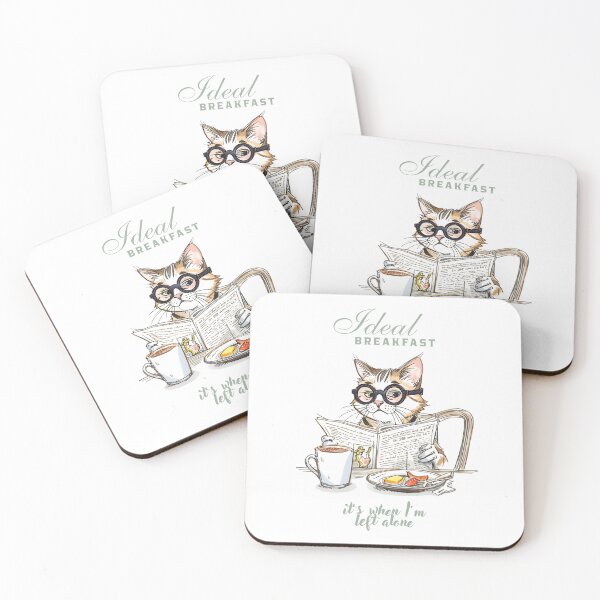Item preview, Ideal breakfast it's when I'm left alone designed and sold by SilverOutlining.