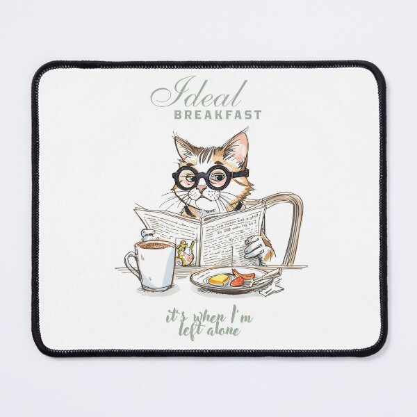 Item preview, Ideal breakfast it's when I'm left alone designed and sold by SilverOutlining.