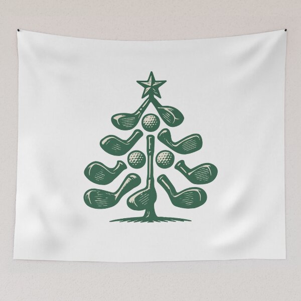 Item preview, Funny Golf Christmas Tree Golfing Holiday designed and sold by LuminOrb.