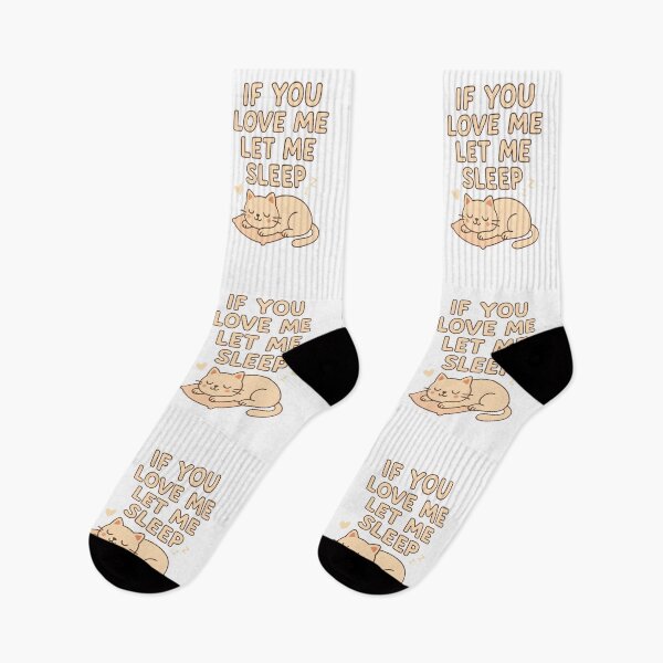 Item preview, If you love me let me sleep designed and sold by BooWearBer.