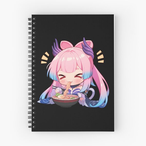 Item preview, Kawaii Sangonomiya Kokomi Enjoying Ramen Genshin Impact Anime designed and sold by Raslbazola.