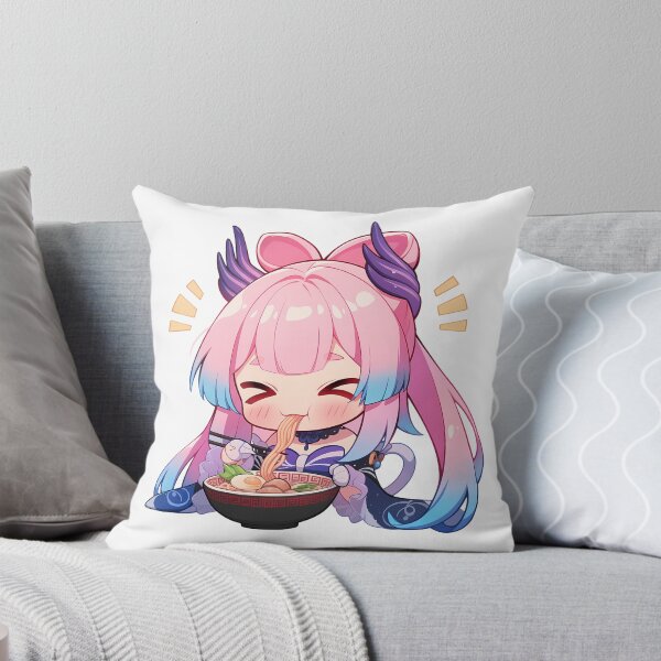 Item preview, Kawaii Sangonomiya Kokomi Enjoying Ramen Genshin Impact Anime designed and sold by Raslbazola.
