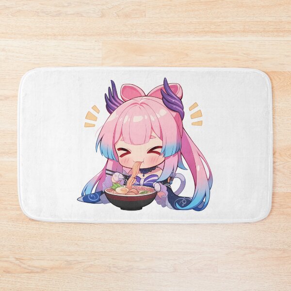 Item preview, Kawaii Sangonomiya Kokomi Enjoying Ramen Genshin Impact Anime designed and sold by Raslbazola.