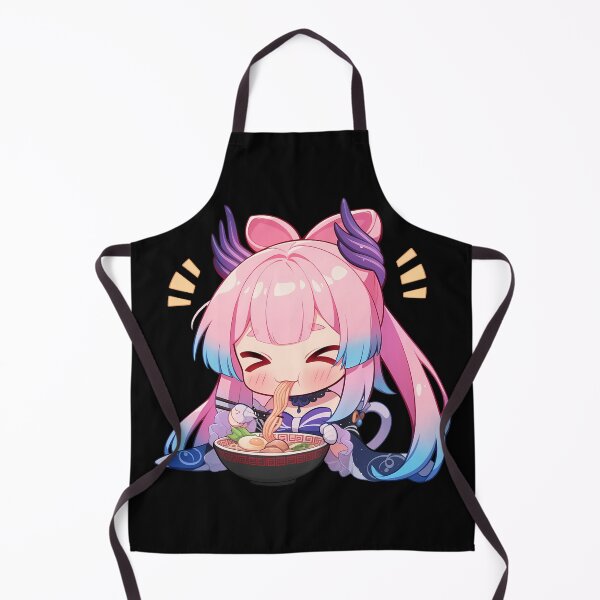 Item preview, Kawaii Sangonomiya Kokomi Enjoying Ramen Genshin Impact Anime designed and sold by Raslbazola.