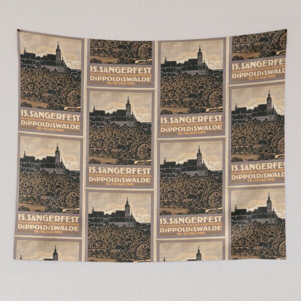 Item preview, Vintage Art Nouveau Poster | 1911 Sängerfest in Dippoldiswalde | Early 20th Century Graphic Design & Choral Festival Art designed and sold by artofuniverse.
