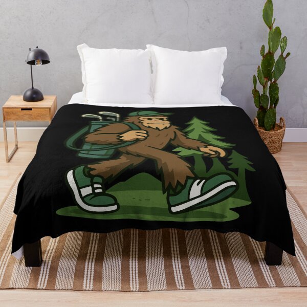 Item preview, Funny Bigfoot Golf Walking With Clubs designed and sold by LuminOrb.