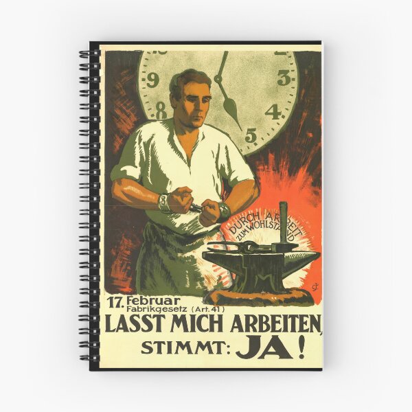 Item preview, Vintage Propaganda Poster | Industrial Era Art | Labor Movement History | Worker Rights & Factory Law | Metalwork Decor designed and sold by artofuniverse.
