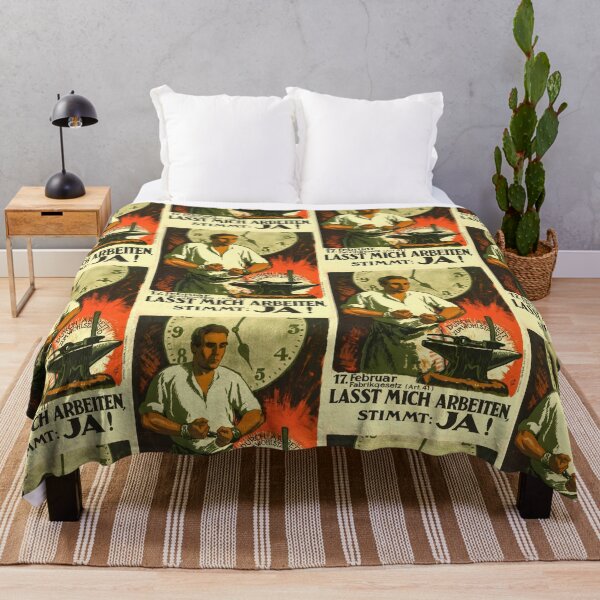 Item preview, Vintage Propaganda Poster | Industrial Era Art | Labor Movement History | Worker Rights & Factory Law | Metalwork Decor designed and sold by artofuniverse.