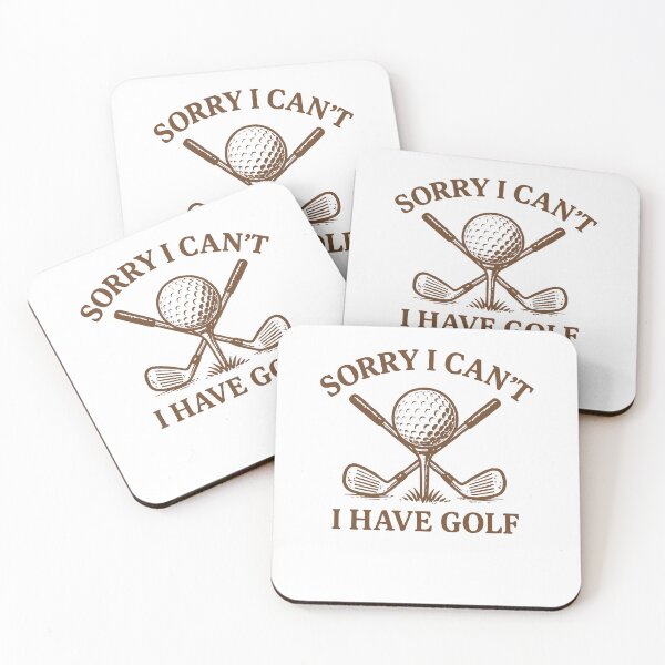 Item preview, Funny Golf Sorry I Can't I Have Golf Player designed and sold by LuminOrb.