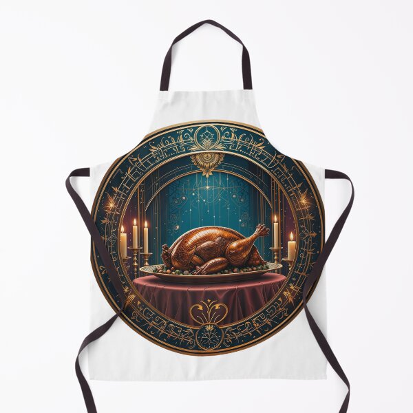 Item preview, Elegant Christmas Turkey Dinner Digital Art designed and sold by AQUILAKREO.
