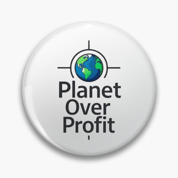 Item preview, Planet Over Profit – Eco Conscious Street Tee designed and sold by EcoArtTees.