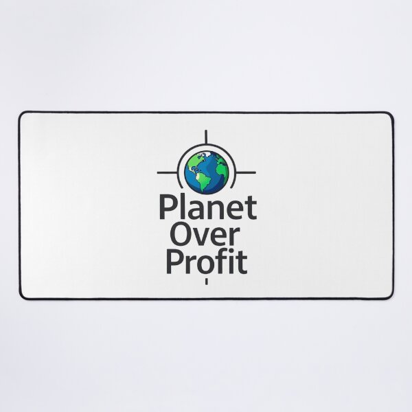 Item preview, Planet Over Profit – Eco Conscious Street Tee designed and sold by EcoArtTees.