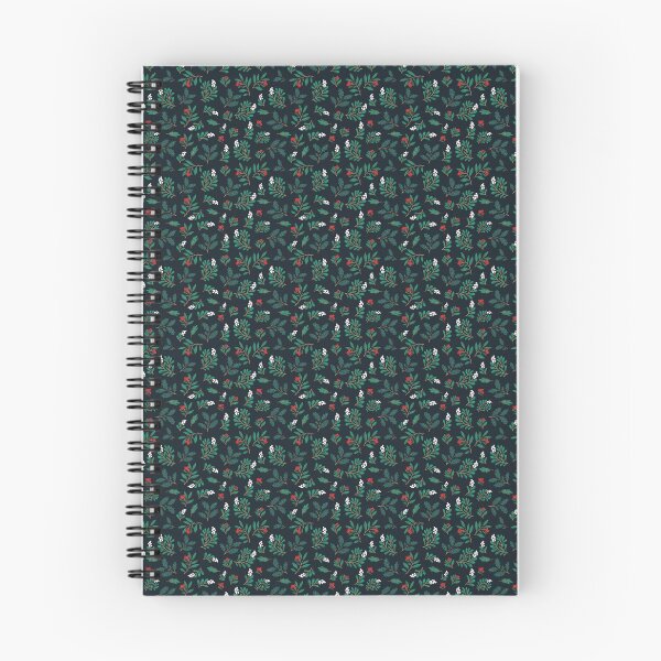 Item preview, Christmas themed vintage handrawn plants pattern designed and sold by Shori-artlab.