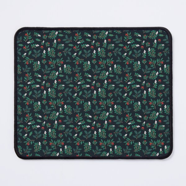 Item preview, Christmas themed vintage handrawn plants pattern designed and sold by Shori-artlab.
