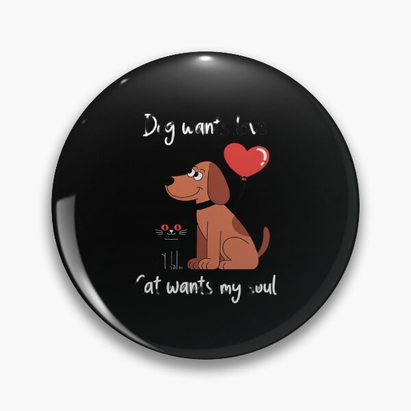 Item preview, Dog Craves Love, Cat Plots My Demise - Pet Lover designed and sold by petrichorsworld.
