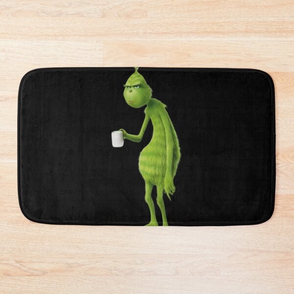 Item preview, Grinch Morning Coffee Mood Christmas Sticker designed and sold by Amaya John.