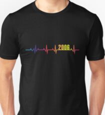 2006 Herzschlag LGBT Pride Slim Fit T-Shirt