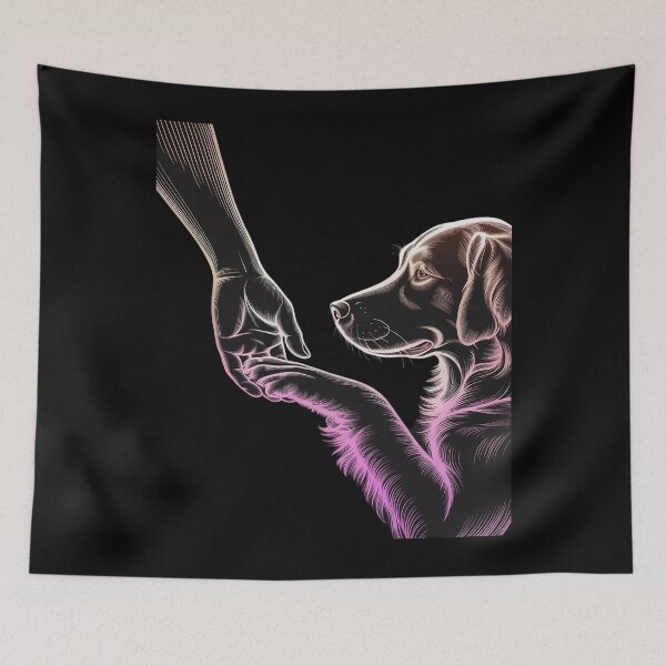 Item preview, Dog Dogs Paw Hand Love Lover designed and sold by petrichorsworld.