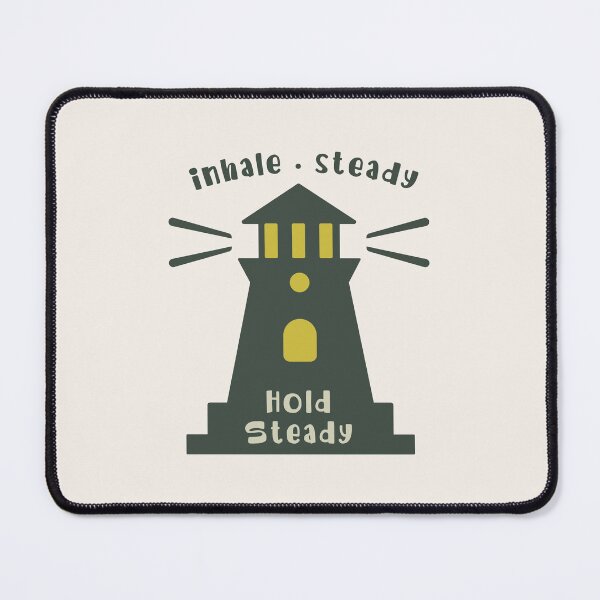 Item preview, Wear a quiet reminder: hold steady — one breath at a time designed and sold by niclothing.