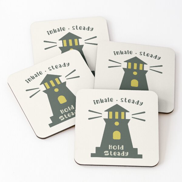 Item preview, Wear a quiet reminder: hold steady — one breath at a time  designed and sold by niclothing.