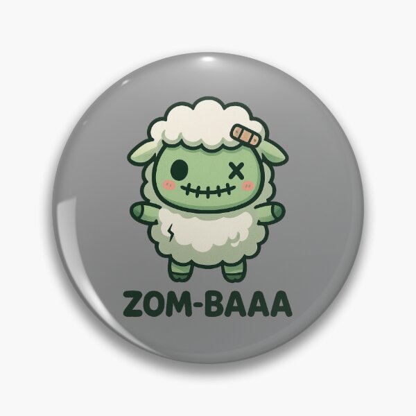 Item preview, Zom-BAAA — Kawaii Zombie Sheep designed and sold by DreamMachine69.