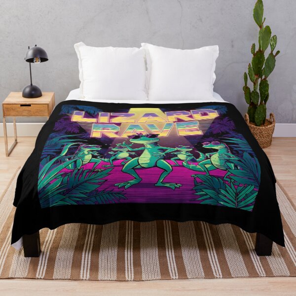 Item preview, Lizard Rave Neon Jungle Meme Party designed and sold by ChicTrendz.