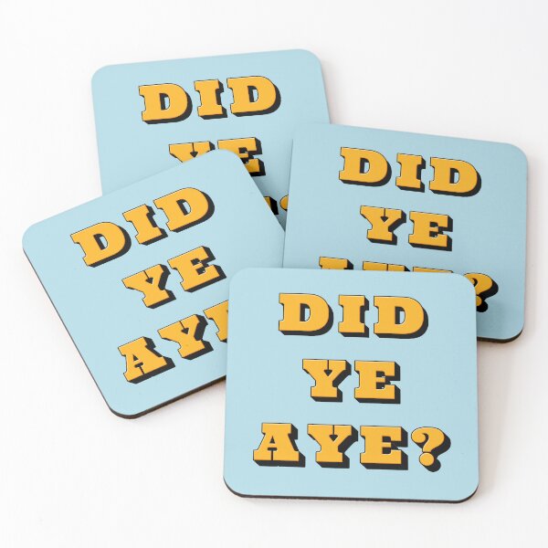 Item preview, did ye aye? scottish retro designed and sold by UniqueDesignHub.