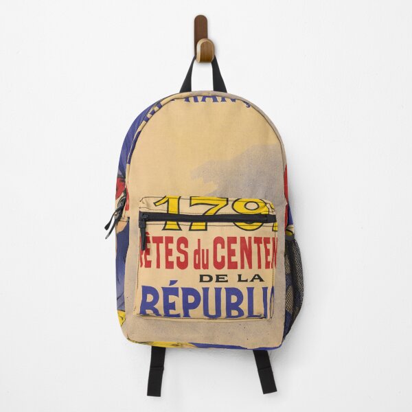 Item preview, Celebrate 100 Years of the French Republic | Art Nouveau Style Poster | Marianne with Tricolor Flag & Olive Branch designed and sold by artofuniverse.