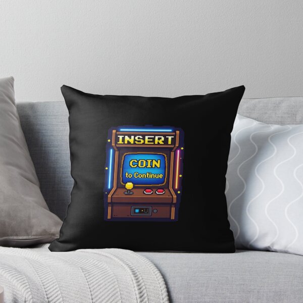 Item preview, Insert Coin to Continue – Retro Arcade Gamer Tee designed and sold by EcoArtTees.