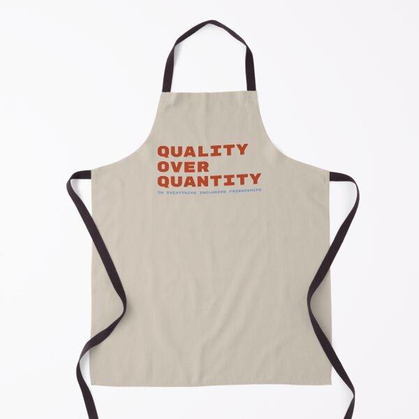 Item preview, Quality Over Quantity Quote – Inspirational Design for Friendships & Life designed and sold by TheSassyNoble.