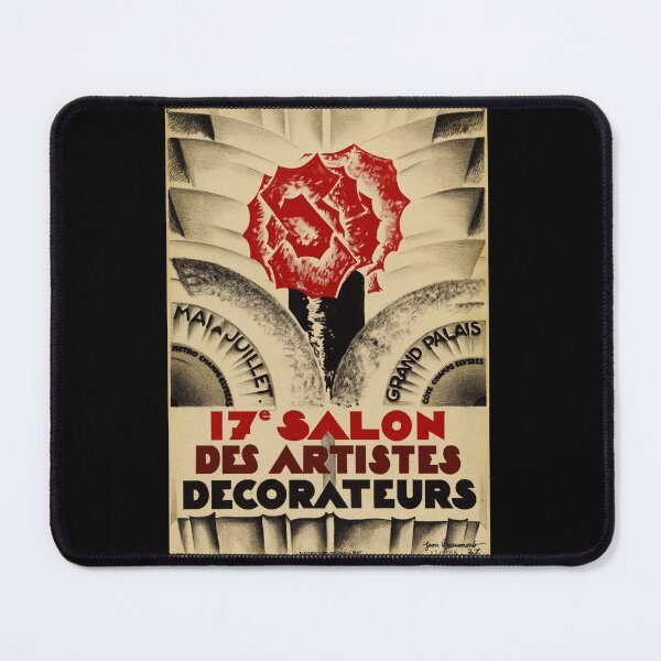 Item preview, Vintage Art Deco Poster | 17e Salon des Artistes Décorateurs | Grand Palais Paris 1927 | Bold Geometric Design & Typography designed and sold by artofuniverse.