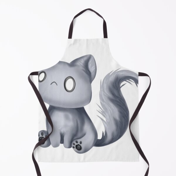 Item preview, A creepy cat with lifeless eyes sitting still designed and sold by schoollanliver.