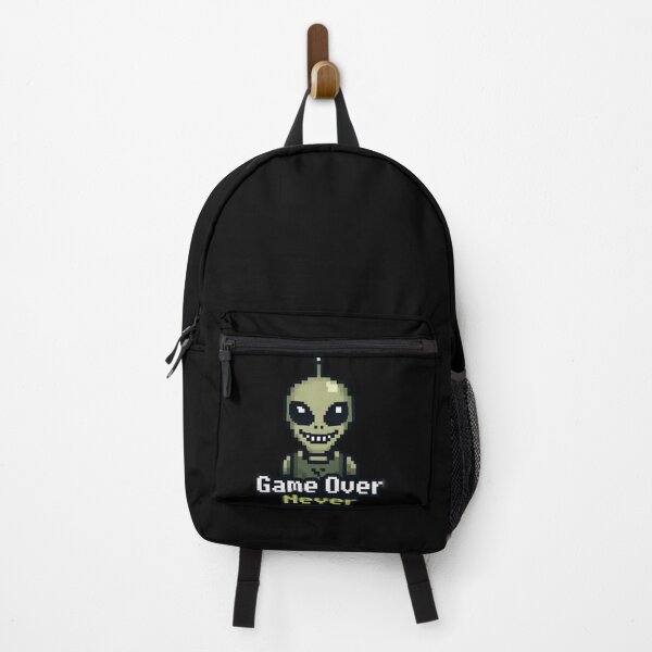 Item preview, Game Over Never – Pixel Alien Retro Tee designed and sold by EcoArtTees.