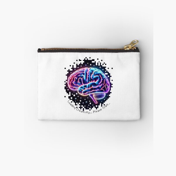 Item preview, Loading Creativity – Retro Pixel Brain Tee designed and sold by EcoArtTees.