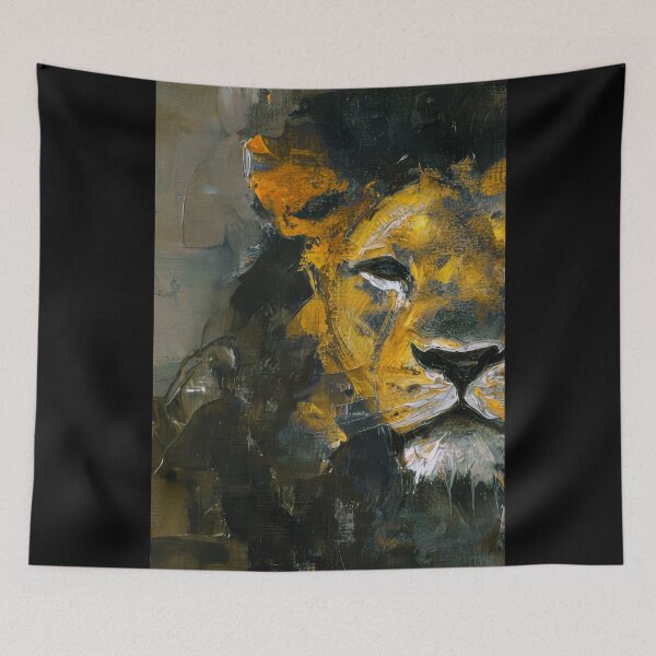 Item preview, Half-Faced Lion Expression designed and sold by caracatita75.