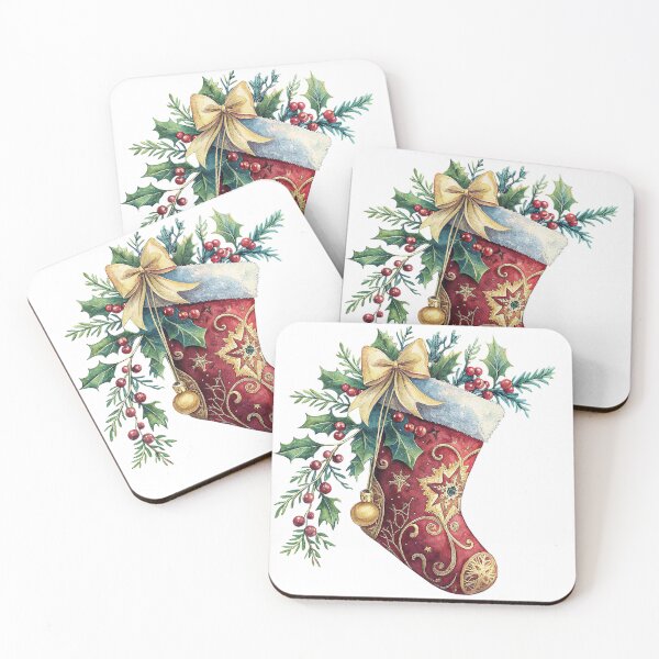 Item preview, Cute and classic Christmas stockings designed and sold by Merrylands Artshop.