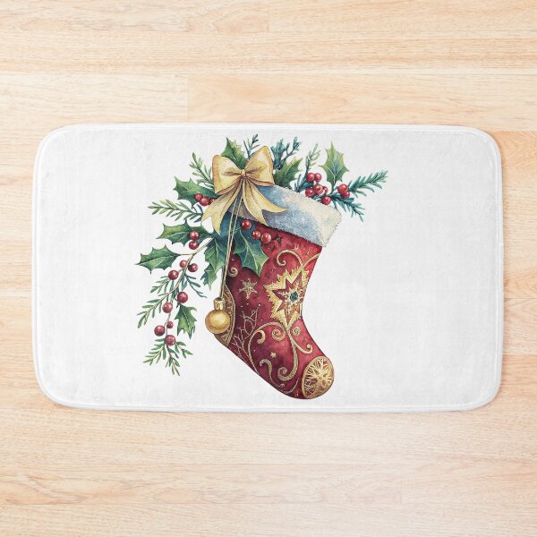 Item preview, Cute and classic Christmas stockings designed and sold by Merrylands Artshop.
